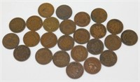 (25) Indian Head Cents