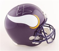 Autographed Cris Carter Vikings Full Size Helmet