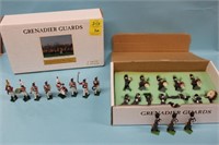 2 Pc. Hand Painted Grenadier Guards in 54 mm