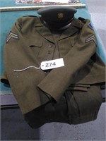 Military Uniform and Hat
