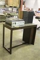 Desk Approx 47"x22"x34" & Panasonic Stereo W/ 2