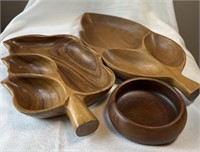 Wooden Bowl & Trays