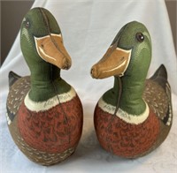 Fabric Mallard Ducks Hand Made