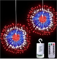 ($29) TURNMEON 2 Pack Patriotic Firework Lights