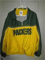 Vintage Green Bay Packers Windbreaker, Size XL