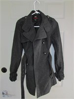 Womens M60 Miss Sixty Pea Coat with Belt,Size S