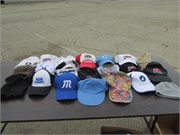 Large Baseball Hat Lot, 17pc
