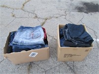 Two Large Boxes Jeans,Est 35-45 Pairs