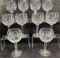 SET OF 10 WATERFORD LISMORE 7 IN WATERFORD