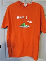 Mens Large "Sam I Am" Shirt Dr Suess
