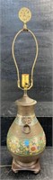 ANTIQUE CHAMPLEVE LAMP