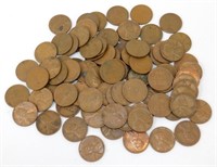 85 Wheat Cents - Mostly 1940's & 1950's