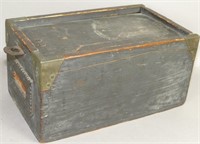 Softwood slide lid lock box