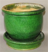 PA earthenware flower pot by John Bell