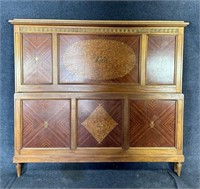 INLAID FULL SIZE FRENCH BED