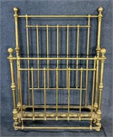 ANTIQUE BRASS SINGLE BED