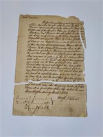 1767 Hand Written Letter Esquire South Carolina