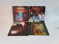 Four vintage albums Boston night ranger styx