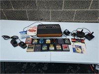 Original vintage Atari 2600 with games