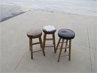3 Shop Stools, Pick up only