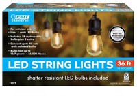 Feit Electric 36' LED String Lights, 18 Socket