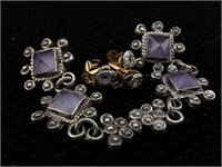 Sterling earring collection