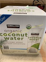 Kirkland organic coconut water
