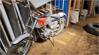 Motorcycle Honda 1973 TL 125