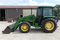 John Deere 2555 MFWD with Cab and Loader