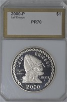 2000 Lief Ericson Silver Dollar Commemorative