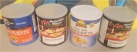 284 - 4 LARGE CANS EMERGENCY FOOD (A104)