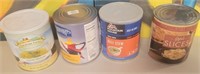 284 - 4 LARGE CANS EMERGENCY FOOD (A106)