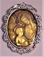 The VATICAN LIBRARY Collection Pin Brooch