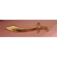 AL Manarah Sword Dagger Pin Brooch