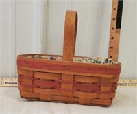 Longaberger basket with tall handle