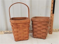 Longaberger baskets, one with handle