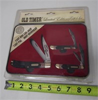 NIB Set of 3 Old Timer Knives