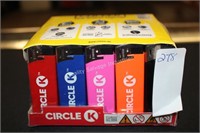 50- clipper refillable lighters (display)