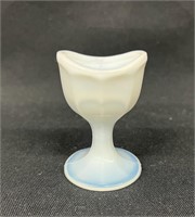 Vintage Glass Eye Cup Opalescent Milk 2.5"