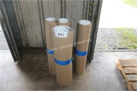 4 rolls thin cardboard sheeting/craft paper