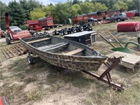 13' Boat with Trailer