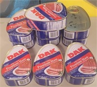 284 - LOT OF 10 CANNED HAMS (A125)