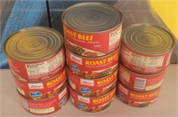 284 - 10 CANS OF BEEF (A121)