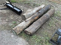 6.5 and 8' Wood Posts