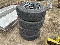 (4) 265/65/16 Tires and Rims