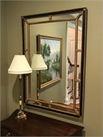 Highly decorative wall mirror