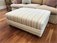 Oversized upholstered ottoman