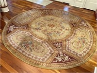 Decorative round rug