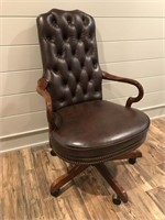 Century Tufted back arm chair
