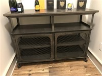 Industrial style metal cabinet